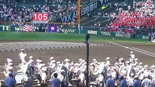 関西吹奏楽連盟の皆さんが入場／第105回全国高等学校野球選手権記念大会 開会式