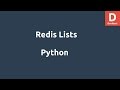 Python Get Redis Lists