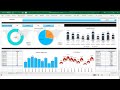 Warehouse Excel Dashboard - Buy from https://premiumexcel.etsy.com