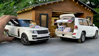 Toyota Land Cruiser LC200 vs Range Rover SV Autobiography | off-roading | Diecast Model Cars