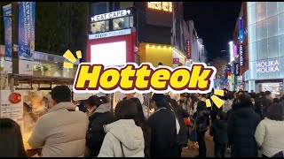 Hotteok, a representative street food of Korea