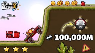 100,000M MONOWHEEL TASK 😵 6 EASY to IMPOSSIBLE Challenges 🥲 #43 | Hill Climb Racing 2