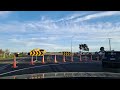 driving on sh1 3 through ohakea and the construction of a new roundabout sept 2023