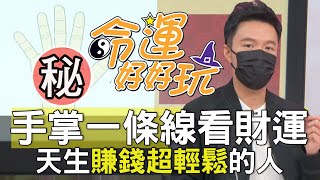 【精華版】手掌一條線看財運！天生賺錢超輕鬆的人