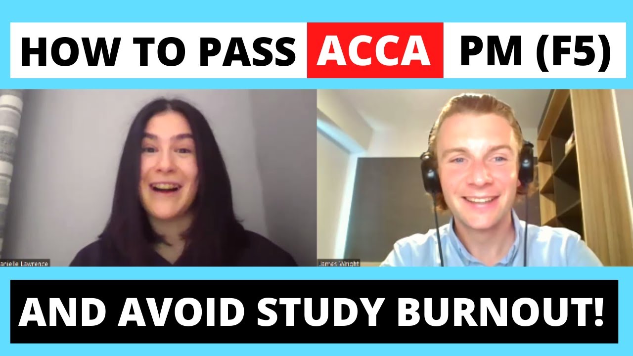 ⭐️ HOW TO PASS ACCA PM (F5) WITH 71% AND TO AVOID STUDY BURNOUT! ⭐️ ...