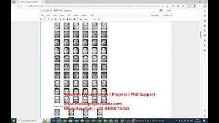 Python code for face recognition Principal Component Analysis and LDA | Python code
