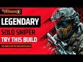 The Division 2 - BEST LEGENDARY SOLO SNIPER BUILD - ONE TAPPER