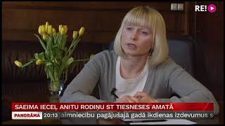 Saeima ieceļ Anitu Rodiņu ST tiesneses amatā