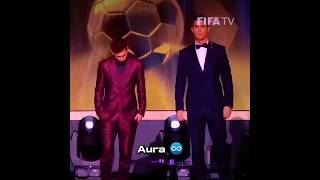 Goats aura in Ballon d’Or ceremony 🥶#football #shorts