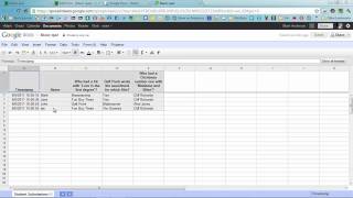Automatic assessment of tests using Flubaroo & Google Forms