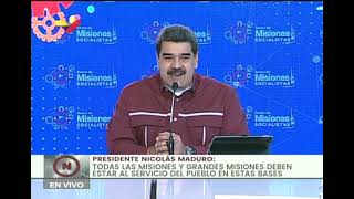 Presidente Maduro, acto con Bases de Misiones Socialistas, 9 febrero 2021