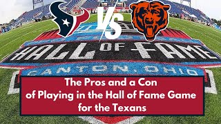 How do the Texans Benefit from the Hall of Fame Game?