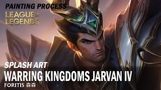 Warring Kingdoms Jarvan IV - League of Legends Splash Art Video Process