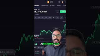 BTC Hits $100k USD?! 🫨 #crypto #bitcoin #btc #personalfinance #personalfinancewithravi