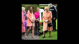 Princess Catherine copyed Queen Elizabeth fashion tell best one#princess #catherine #queen#uk