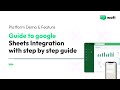 WATI Google Spreadsheet integration - Professional feature