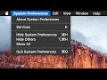 how Use dark menu bar and Dock in mac os