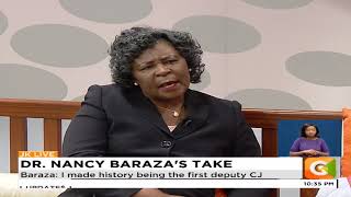 #JKLive Nancy Baraza opens up about experience at the judiciary and life after a controversial exit.