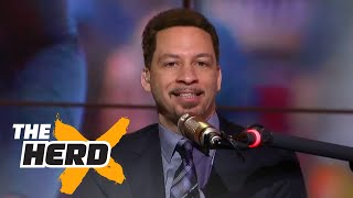 Colin Cowherd and Chris Broussard spar over Westbrook's MVP case | THE HERD