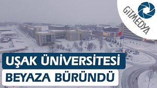 Uşak Üniversitesi Beyaza Büründü