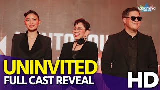 Full cast ng pelikulang “Uninvited” tampok sina Nadine Lustre at Vilma Santos, ipinakilala na