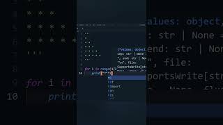 "Mind-Blowing Python Pattern Printing Trick You Must Try! 🔥 | Python Mini Project" #coding#Python