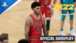 NBA 2K22 Gameplay - Charlotte Hornets vs Chicago Bulls Xbox Series X/PS5