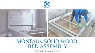 Grain Wood Furniture Montauk Solid Wood Standard Bed Assembly Instructions (Full Step by Step Guide)