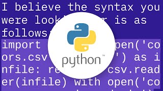 Creating a dictionary from a csv file?