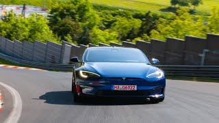 纽北量产最速EV: Model S Plaid赛道包 车载7:25.231 - Model S Plaid w/Track Pack Nürburgring纽