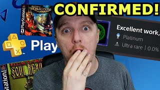 Trophies CONFIRMED for PS1 games on PS4/PS5!! - PlayStation Plus Premium