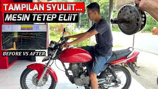 BORE UP STROKE UP MEGAPRO KARBU || DETAIL PROSES - DYNO - TEST RIDE