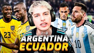 DAVOO XENEIZE REACCIONA A ARGENTINA 1 ECUADOR 0 (2023) - ELIMINATORIAS SUDAMERICANAS