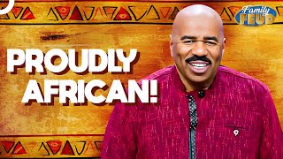 Celebrating African Culture on Family Feud! | African Culture 101 | Part 2