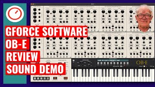 Gforce Software OB-E Plugin Review \u0026 Sound Demo (Oberheim 8 Voice Synthesizer Emulation)