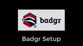 Badgr Setup