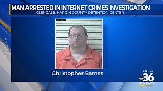 Man arrested in internet crimes investigation
