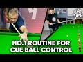 Stephen Hendry's Number 1 Routine To IMPROVE Cue Ball Control