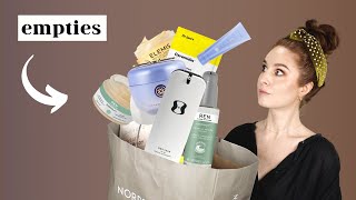 REVIEWING ALL OF THE SKINCARE AND BODY CARE PRODUCTS I'VE USED UP IN THE NEW HOUSE | 2022 EMPTIES