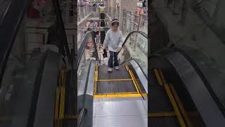 Funny escalator 😂💀 #shorts