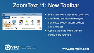 ZoomText 11 - New Modern Toolbar