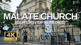 MALATE Church | Oldest Church in Manila, Outside Intramuros | 4K Video Walk Tour