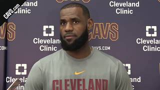 LeBron says he changed his shot | About shooting better this season & more