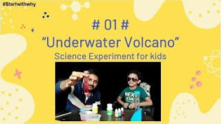 Volcano Science Experiment for kids to do at home with vinegar & bakingsoda✨Science Project for kids