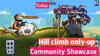Hill climb only-up Hcr2  | impossible Community Showcase hill climb racing2