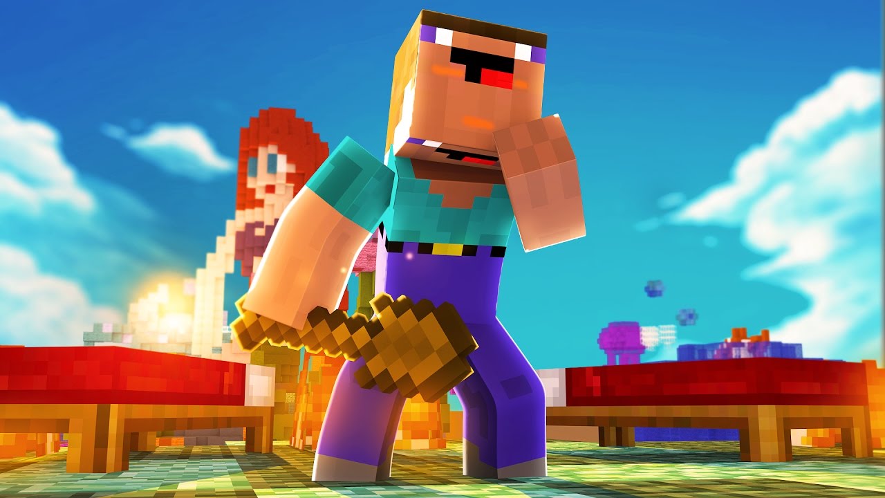 Um Noob Vs Bed Wars Youtube