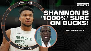 Shannon is '1,000% SURE!' the Bucks can TAKE on the Celtics in a 7-game series 🍿