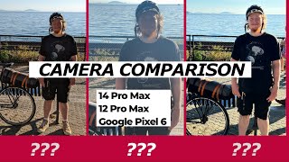 Camera Test: iPhone 14 pro max vs google pixel 6a camera (vs 12 pro max )