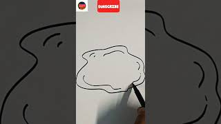 Draw a simple pond using these simple steps #shorts #ashortaday Canvassing Passion