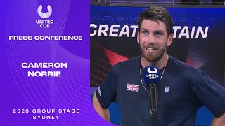 Cameron Norrie On-Court Interview | United Cup Group D